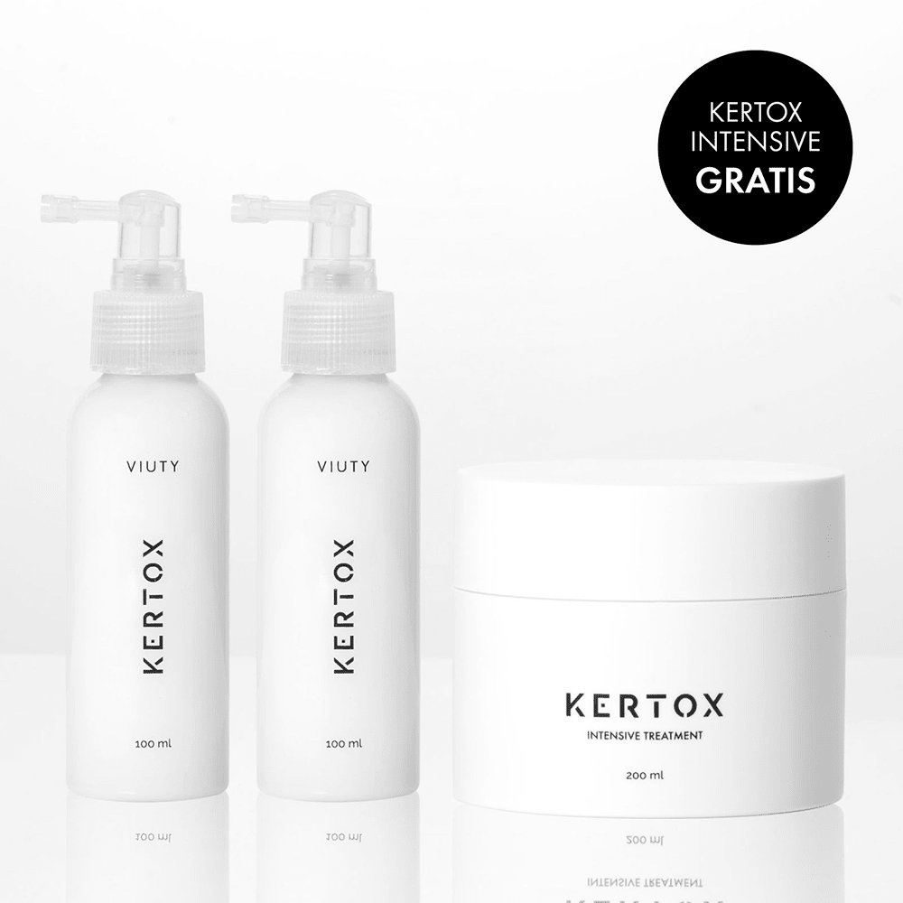 Hair Reset: 2 Kertox XL + Kertox Intensive 200ml REGALO+ Envío gratis | Botox Capilar - Viuty
