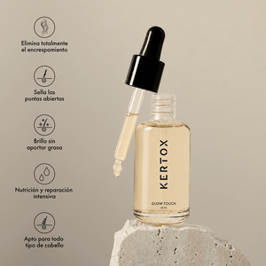 Kertox Glow, aceite intensivo efecto botox capilar - Viuty