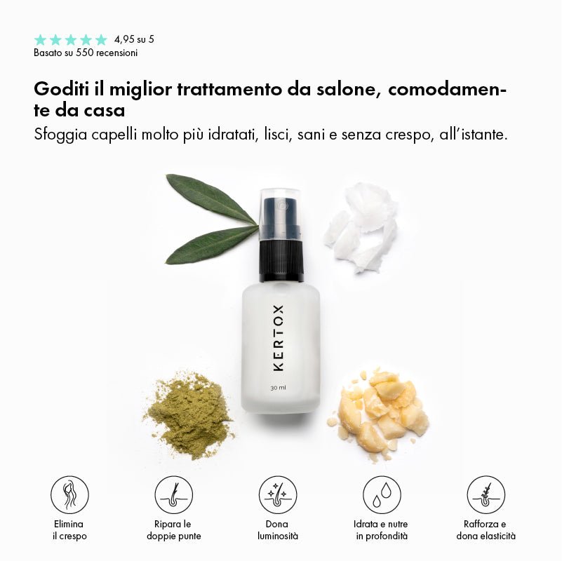 Kertox, trattamento intensivo effetto botox per capelli - Viuty